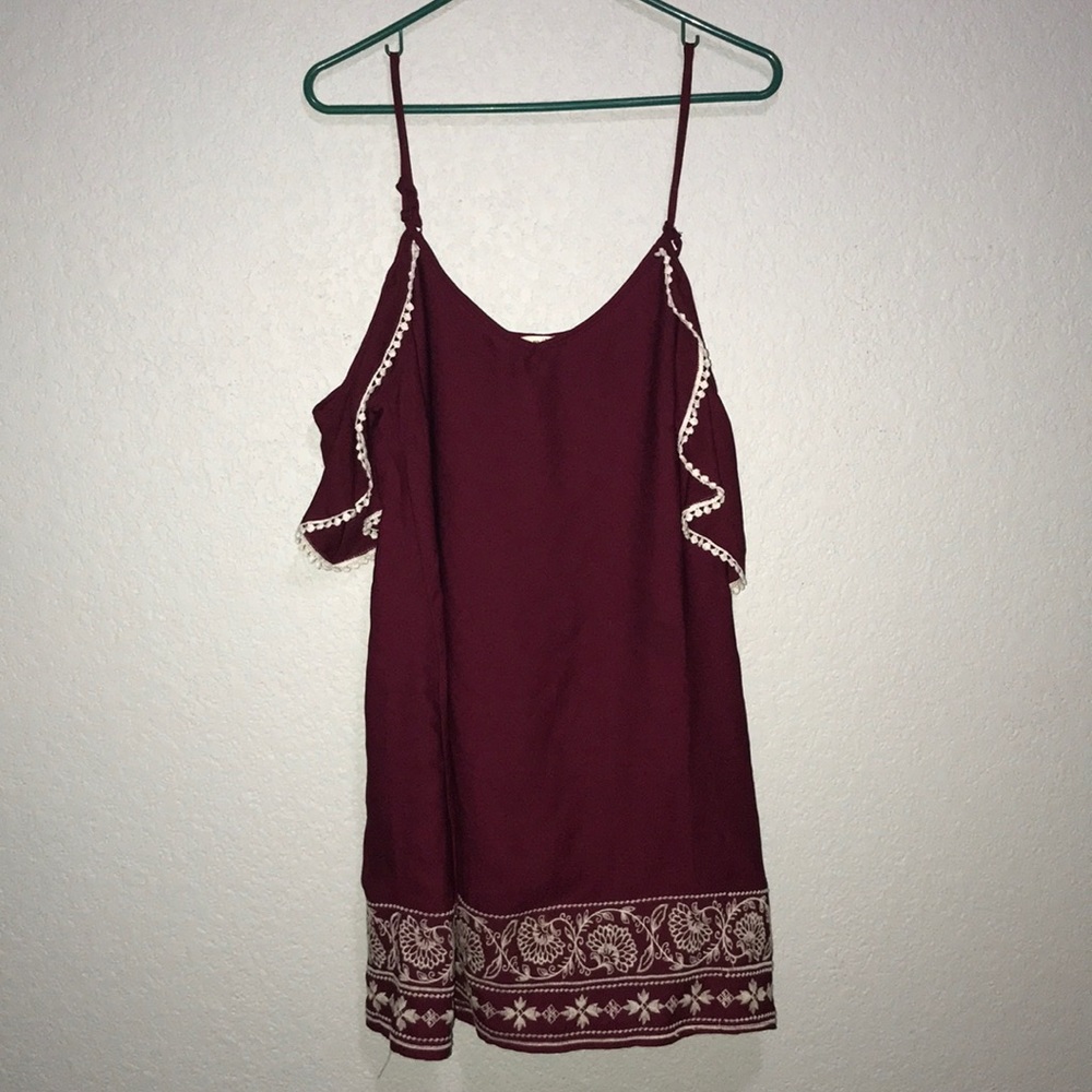 Off the shoulder dress